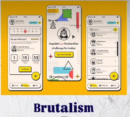 Brutalism (Neo-Brutalist UI) Mockup